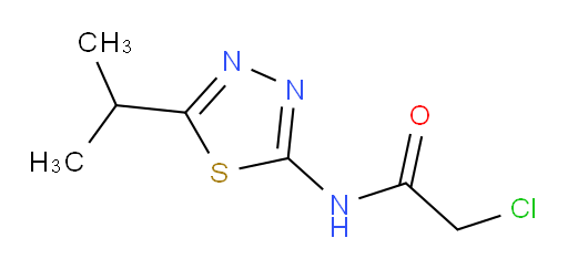 2-chloro-N-[5-(propan-2-yl)-1,3,4-thiadiazol-2-yl]acetamide