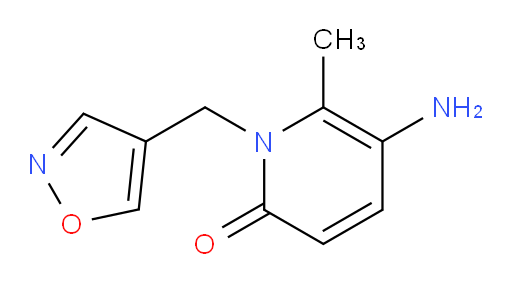 5-amino-6-methyl-1-[(1,2-oxazol-4-yl)methyl]-1,2-dihydropyridin-2-one