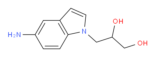 3-(5-amino-1H-indol-1-yl)propane-1,2-diol