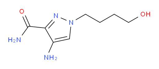 4-amino-1-(4-hydroxybutyl)-1H-pyrazole-3-carboxamide