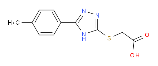 2-{[5-(4-methylphenyl)-4H-1,2,4-triazol-3-yl]sulfanyl}acetic acid