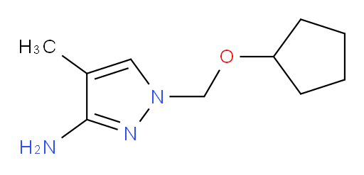 1-[(cyclopentyloxy)methyl]-4-methyl-1H-pyrazol-3-amine