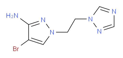 4-bromo-1-[2-(1H-1,2,4-triazol-1-yl)ethyl]-1H-pyrazol-3-amine