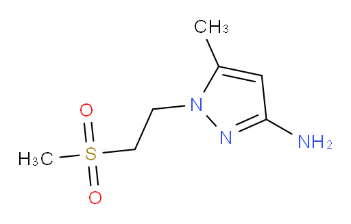 1-(2-methanesulfonylethyl)-5-methyl-1H-pyrazol-3-amine
