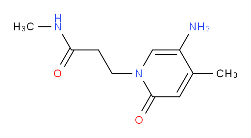 3-(5-amino-4-methyl-2-oxo-1,2-dihydropyridin-1-yl)-N-methylpropanamide