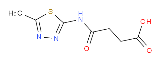 3-[(5-methyl-1,3,4-thiadiazol-2-yl)carbamoyl]propanoic acid