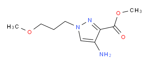 methyl 4-amino-1-(3-methoxypropyl)-1H-pyrazole-3-carboxylate
