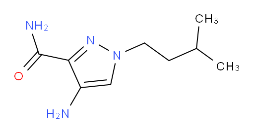 4-amino-1-(3-methylbutyl)-1H-pyrazole-3-carboxamide