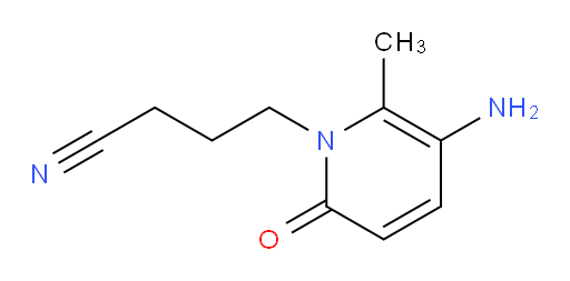 4-(5-amino-6-methyl-2-oxo-1,2-dihydropyridin-1-yl)butanenitrile