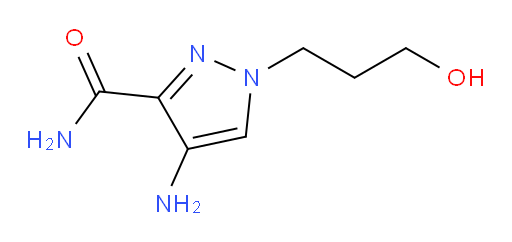 4-amino-1-(3-hydroxypropyl)-1H-pyrazole-3-carboxamide