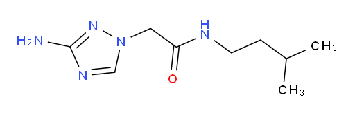 2-(3-amino-1H-1,2,4-triazol-1-yl)-N-(3-methylbutyl)acetamide