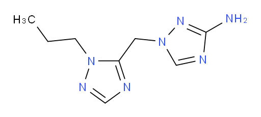 1-[(1-propyl-1H-1,2,4-triazol-5-yl)methyl]-1H-1,2,4-triazol-3-amine