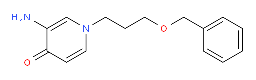 3-amino-1-[3-(benzyloxy)propyl]-1,4-dihydropyridin-4-one