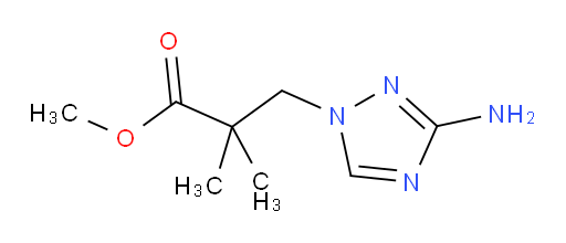 methyl 3-(3-amino-1H-1,2,4-triazol-1-yl)-2,2-dimethylpropanoate
