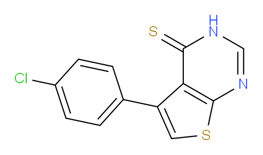 5-(4-chlorophenyl)-3H,4H-thieno[2,3-d]pyrimidine-4-thione
