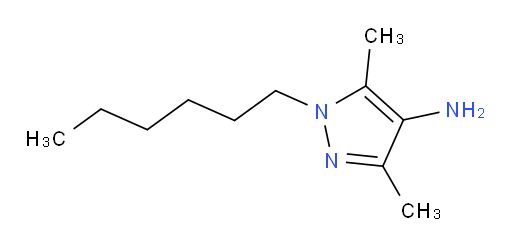 1-hexyl-3,5-dimethyl-1H-pyrazol-4-amine