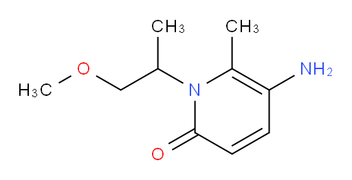 5-amino-1-(1-methoxypropan-2-yl)-6-methyl-1,2-dihydropyridin-2-one
