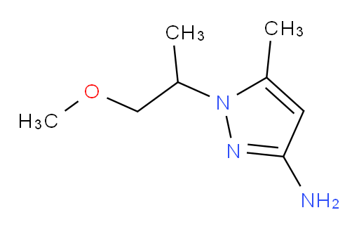 1-(1-methoxypropan-2-yl)-5-methyl-1H-pyrazol-3-amine