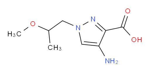 4-amino-1-(2-methoxypropyl)-1H-pyrazole-3-carboxylic acid