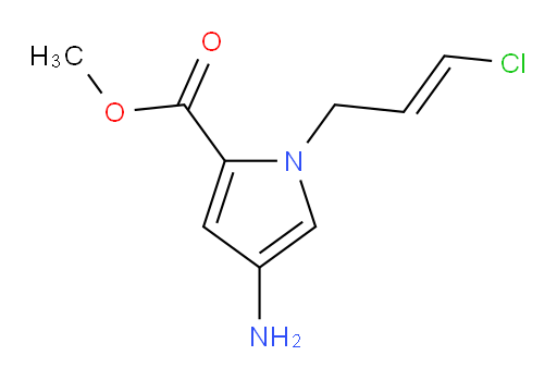 methyl 4-amino-1-(3-chloroprop-2-en-1-yl)-1H-pyrrole-2-carboxylate