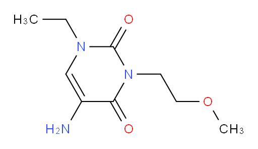 5-amino-1-ethyl-3-(2-methoxyethyl)-1,2,3,4-tetrahydropyrimidine-2,4-dione