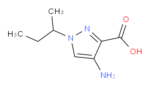 4-amino-1-(butan-2-yl)-1H-pyrazole-3-carboxylic acid