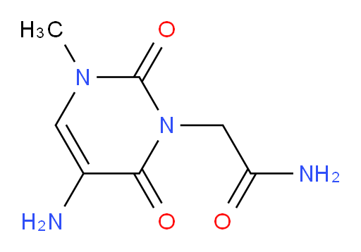 2-(5-amino-3-methyl-2,6-dioxo-1,2,3,6-tetrahydropyrimidin-1-yl)acetamide