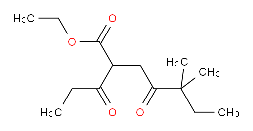 ethyl 5,5-dimethyl-4-oxo-2-propanoylheptanoate