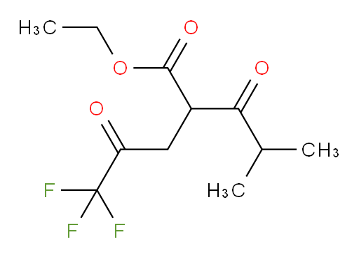 ethyl 4-methyl-3-oxo-2-(3,3,3-trifluoro-2-oxopropyl)pentanoate