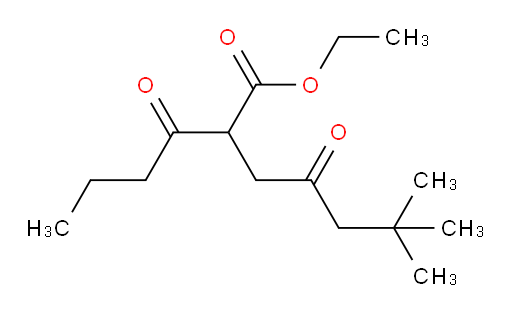 ethyl 2-butanoyl-6,6-dimethyl-4-oxoheptanoate