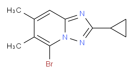 5-bromo-2-cyclopropyl-6,7-dimethyl-[1,2,4]triazolo[1,5-a]pyridine