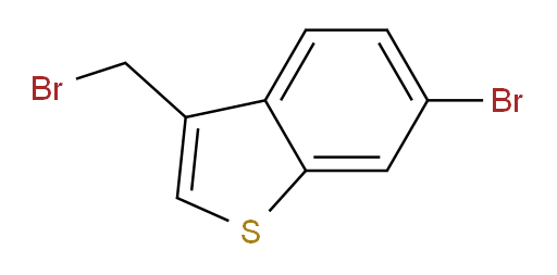 6-bromo-3-(bromomethyl)-1-benzothiophene