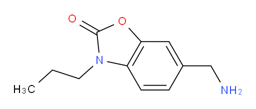 6-(aminomethyl)-3-propyl-2,3-dihydro-1,3-benzoxazol-2-one