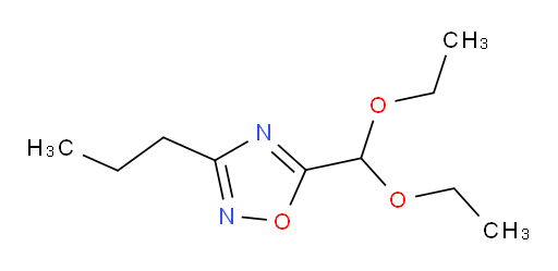 5-(diethoxymethyl)-3-propyl-1,2,4-oxadiazole