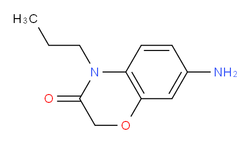 7-amino-4-propyl-3,4-dihydro-2H-1,4-benzoxazin-3-one