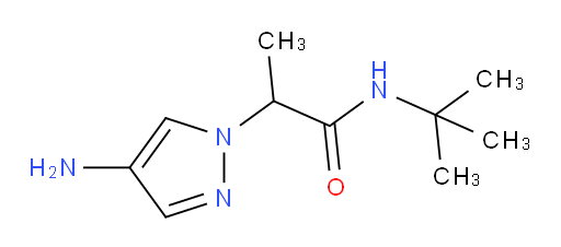 2-(4-amino-1H-pyrazol-1-yl)-N-tert-butylpropanamide