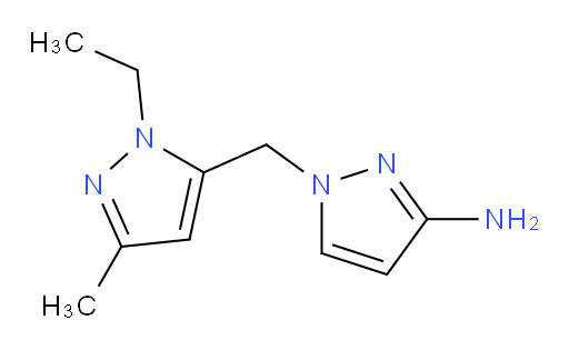 1-[(1-ethyl-3-methyl-1H-pyrazol-5-yl)methyl]-1H-pyrazol-3-amine
