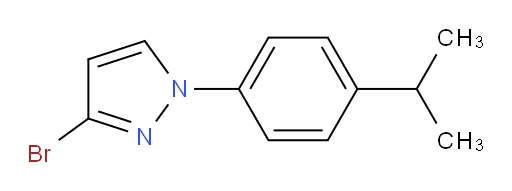 3-bromo-1-[4-(propan-2-yl)phenyl]-1H-pyrazole