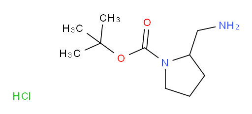 tert-butyl 2-(aminomethyl)pyrrolidine-1-carboxylate hydrochloride