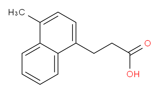 3-(4-methylnaphthalen-1-yl)propanoic acid