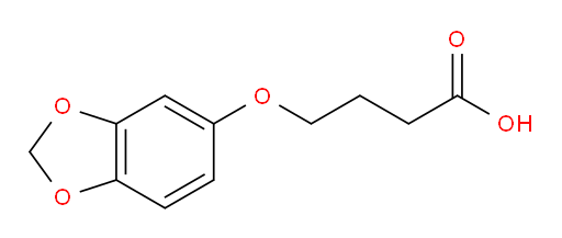 4-(1,3-dioxaindan-5-yloxy)butanoic acid