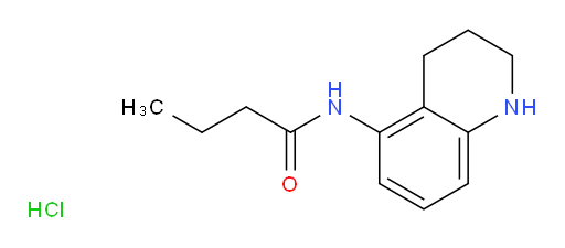 N-(1,2,3,4-tetrahydroquinolin-5-yl)butanamide hydrochloride