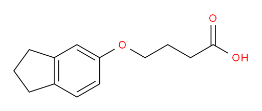 4-(2,3-dihydro-1H-inden-5-yloxy)butanoic acid