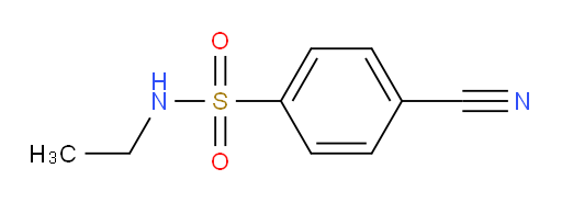 4-cyano-N-ethylbenzene-1-sulfonamide