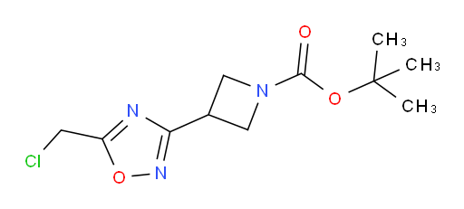 tert-butyl 3-[5-(chloromethyl)-1,2,4-oxadiazol-3-yl]azetidine-1-carboxylate