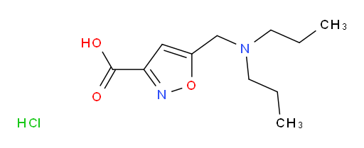 5-[(dipropylamino)methyl]-1,2-oxazole-3-carboxylic acid hydrochloride