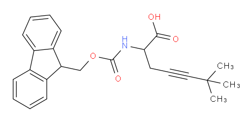 2-({[(9H-fluoren-9-yl)methoxy]carbonyl}amino)-6,6-dimethylhept-4-ynoic acid