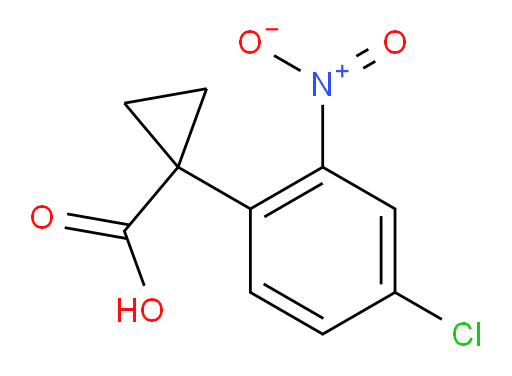 1-(4-chloro-2-nitrophenyl)cyclopropane-1-carboxylic acid