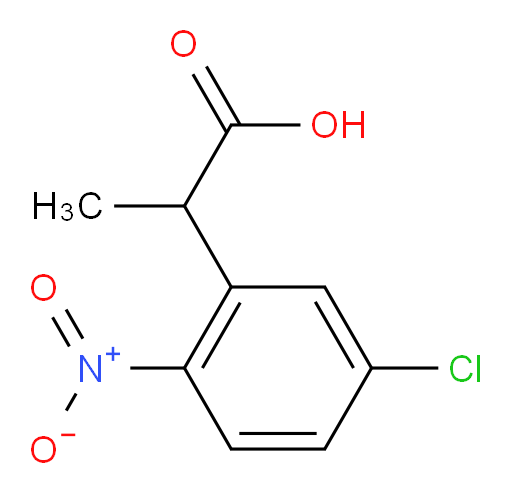 2-(5-chloro-2-nitrophenyl)propanoic acid