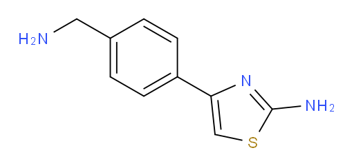4-[4-(aminomethyl)phenyl]-1,3-thiazol-2-amine